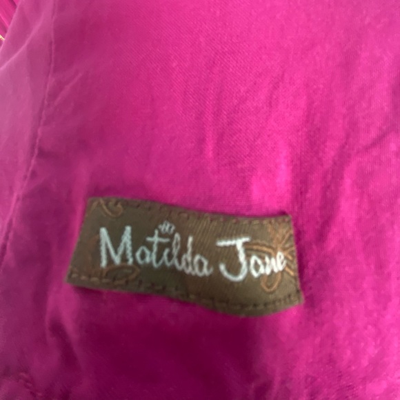 Matilda Jane TWINKLING STARS Dress Size 14 Pink Tulle, GUC due to snag on back - Picture 2 of 6